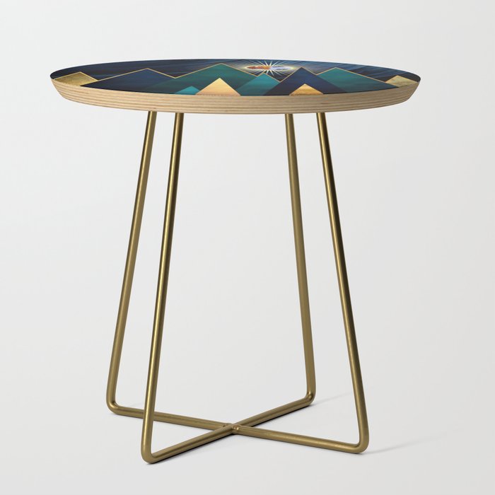 Metallic Peaks Side Table Gallery Image 1