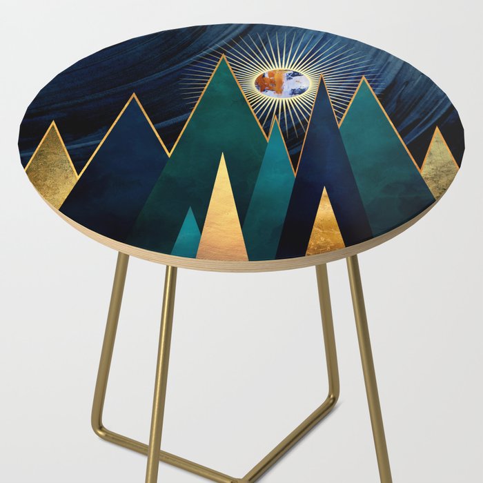 Metallic Peaks Side Table Gallery Image 2
