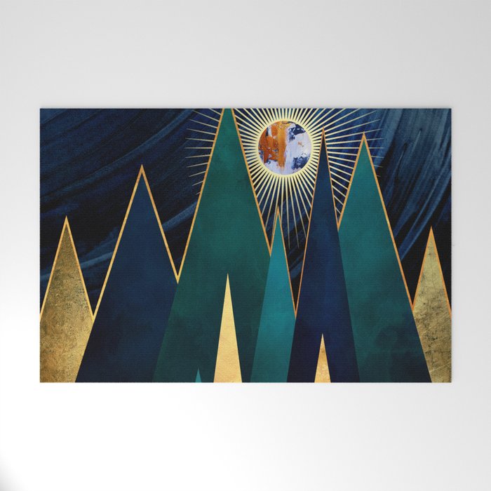 Metallic Peaks Welcome Mat Gallery Image 1