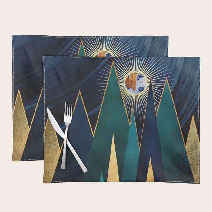 Metallic Peaks Placemat Gallery Image 1