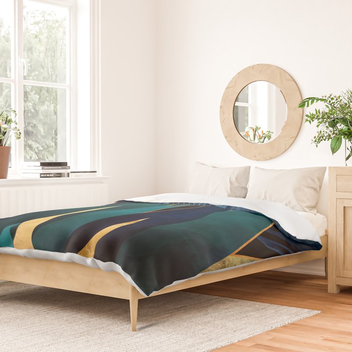 Metallic Peaks Duvet Cover Gallery Image 2