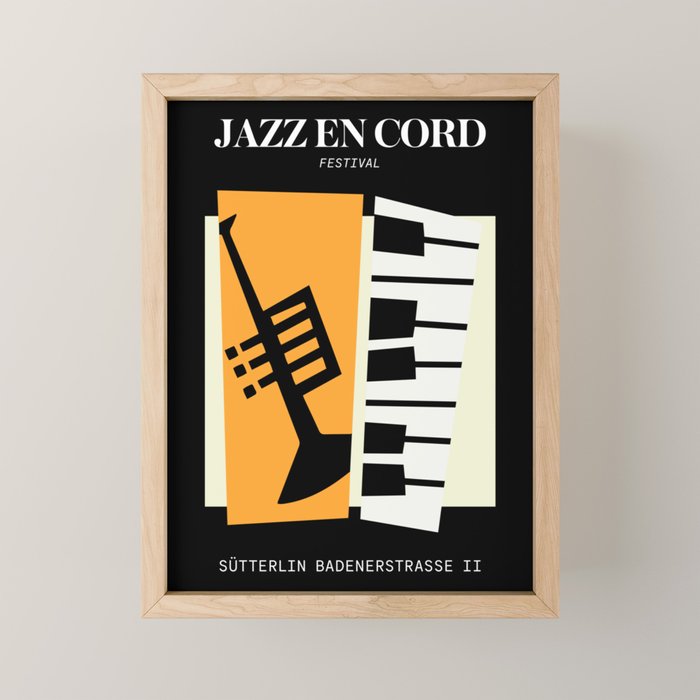 Jazz | Bauhaus II Mini Art Print Gallery Image 1