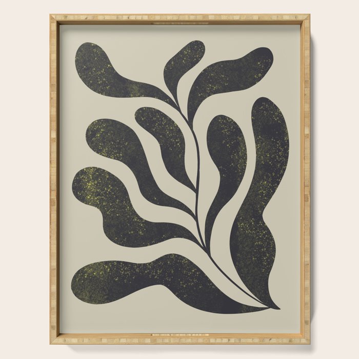 Abstract Plant No. 1 Serving Tray Gallery Image 1