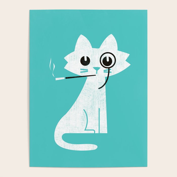 Mark - fancy cat Poster Gallery Image 1