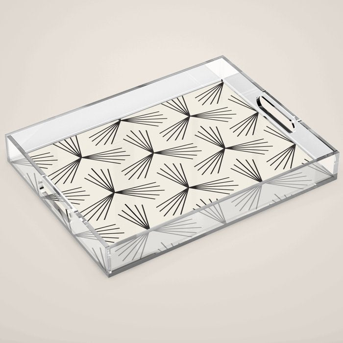 CRUZA WHITE  Acrylic Tray Gallery Image 1
