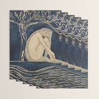 Girl sleeping under magnolia flowers Wrapping Paper Gallery Image 3