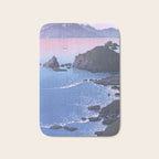 Vintage Japanese Woodblock Print Art - Kude Beach In Wakasa By Hasui Kawase Bath Mat Gallery Image 1