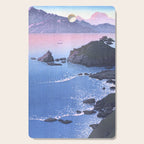 Vintage Japanese Woodblock Print Art - Kude Beach In Wakasa By Hasui Kawase Cutting Board Gallery Image 1
