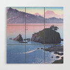 Vintage Japanese Woodblock Print Art - Kude Beach In Wakasa By Hasui Kawase Wood Wall Art Gallery Image 1