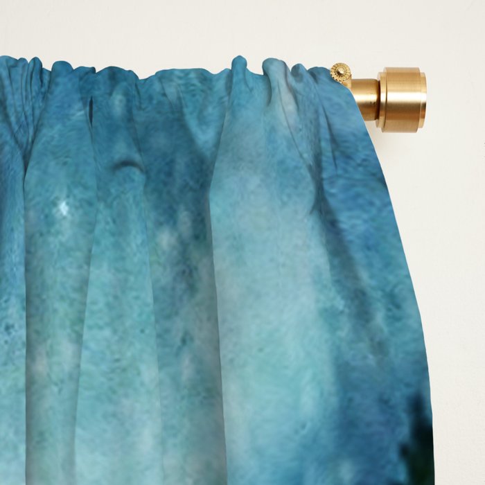 Mountain Forest Window Curtain Gallery Image 2