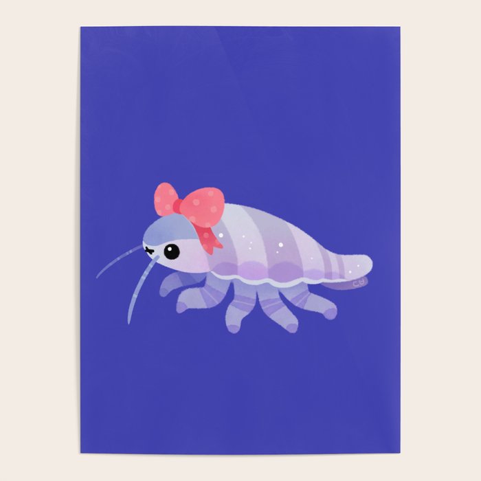 Ribbon giant isopod Poster Gallery Image 4