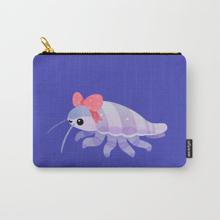 Ribbon giant isopod Carry All Pouch Gallery Image 1