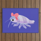 Ribbon giant isopod Outdoor Rug Gallery Image 1