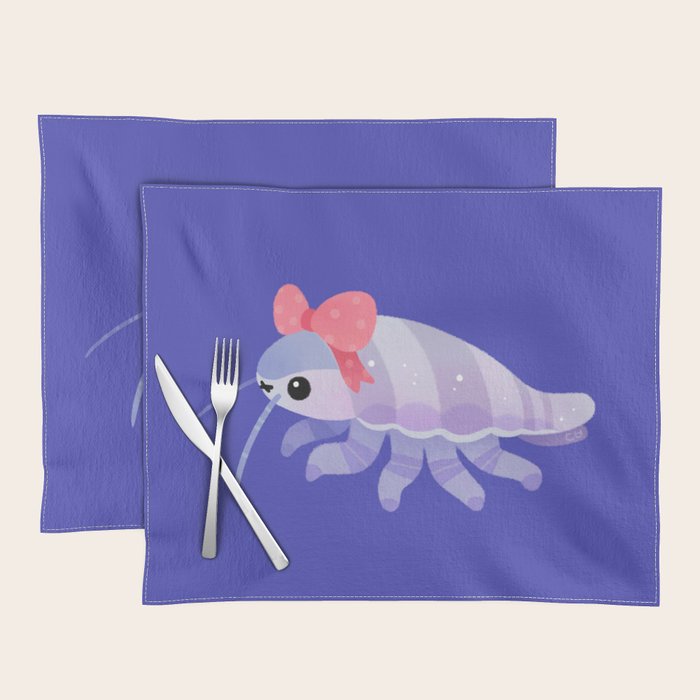 Ribbon giant isopod Placemat Gallery Image 1