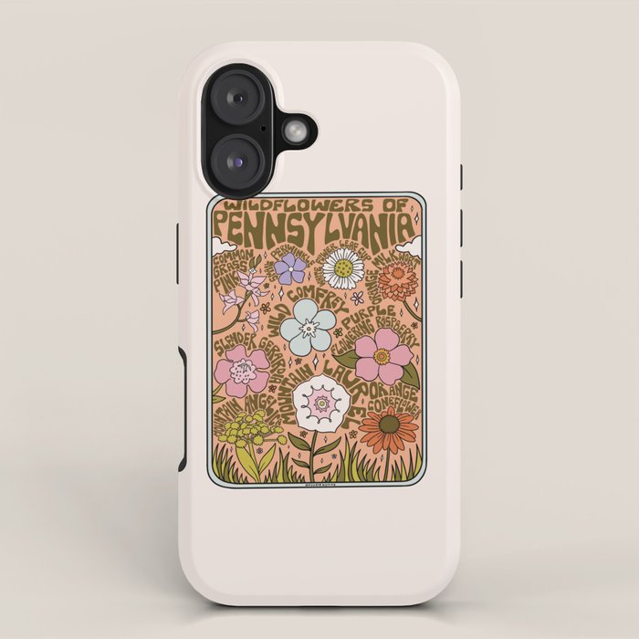 Pennsylvania Wildflowers iPhone Case Gallery Image 1