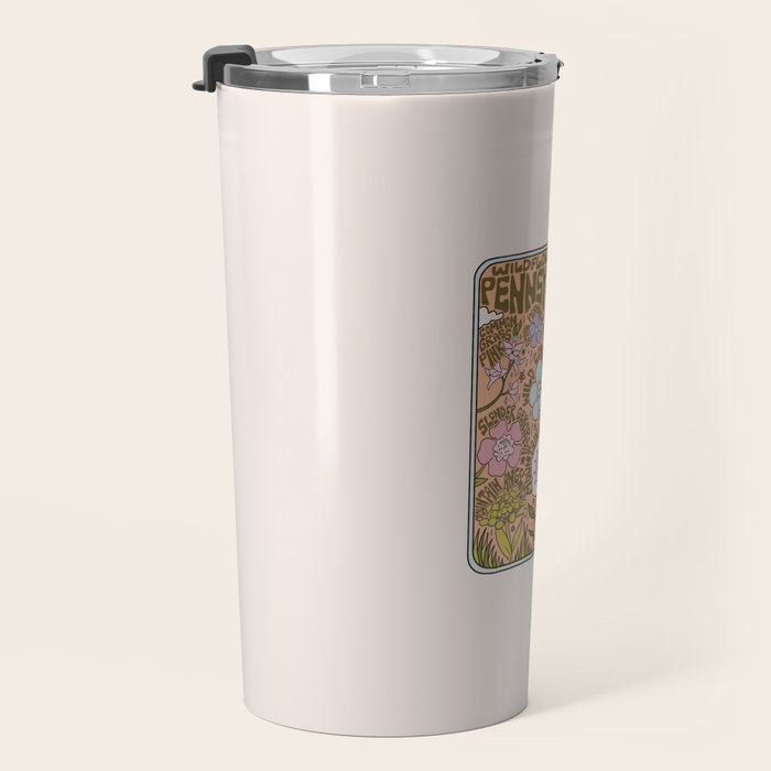 Pennsylvania Wildflowers Travel Mug Gallery Image 3