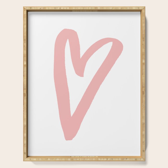 Heart Doodle Big 3 Serving Tray Gallery Image 1