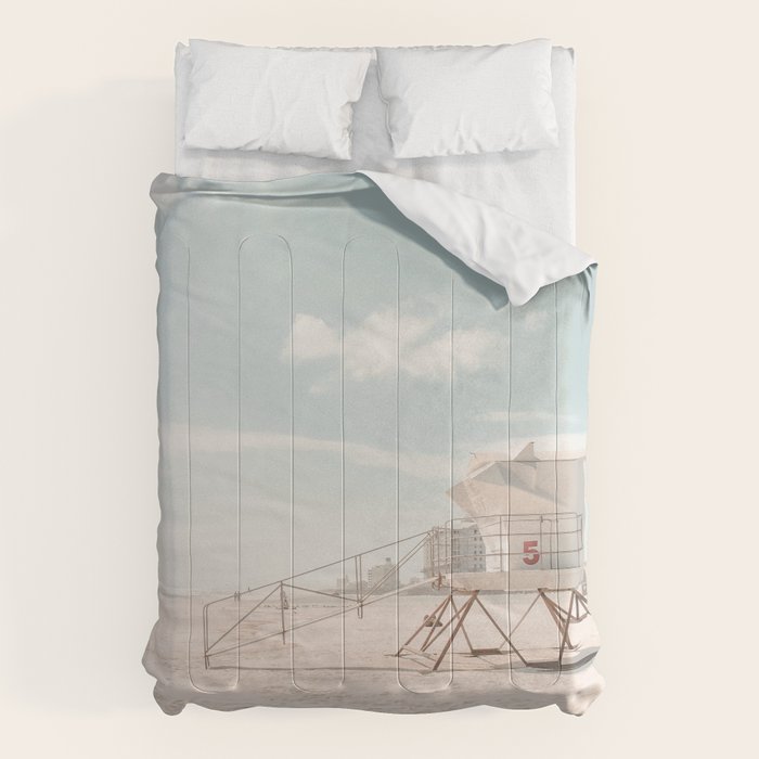 Lifeguard Tower California Beach Comforter Gallery Image 6