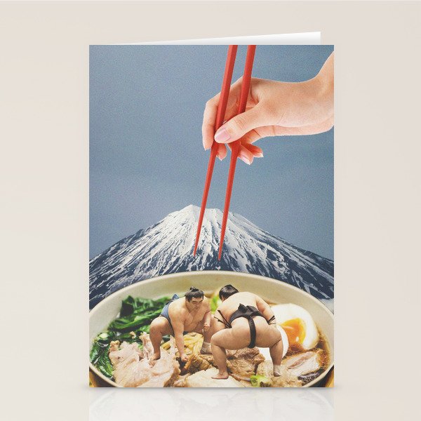 Fuji, Sumo, Ramen // Japan Love Stationery Card Gallery Image 1