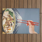 Fuji, Sumo, Ramen // Japan Love Outdoor Rug Gallery Image 1