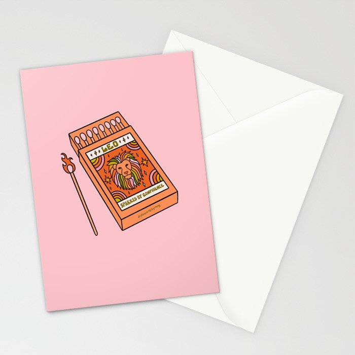 Leo Matchbox Stationery Card Gallery Image 2