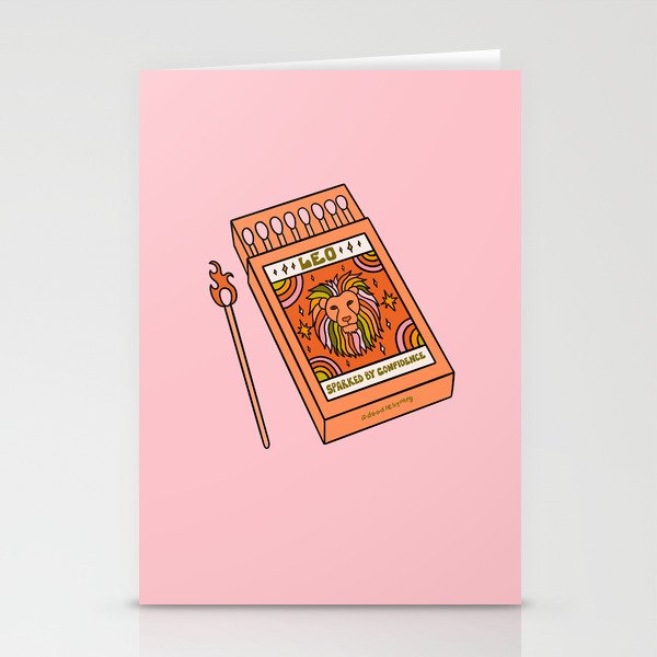 Leo Matchbox Stationery Card Gallery Image 2