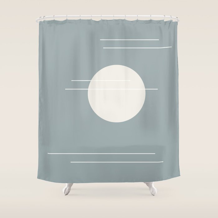 Minimal Sky Abstract XXXVII Shower Curtain Gallery Image 1