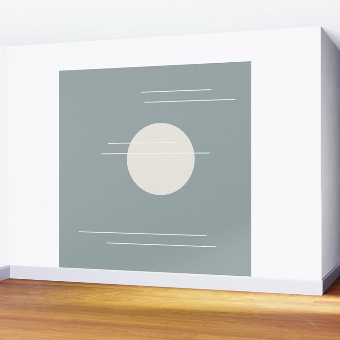 Minimal Sky Abstract XXXVII Wall Mural Gallery Image 2