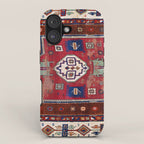 Kurdish  Antique Cihanbeyli  Tribal Rug Print iPhone Case Gallery Image 1