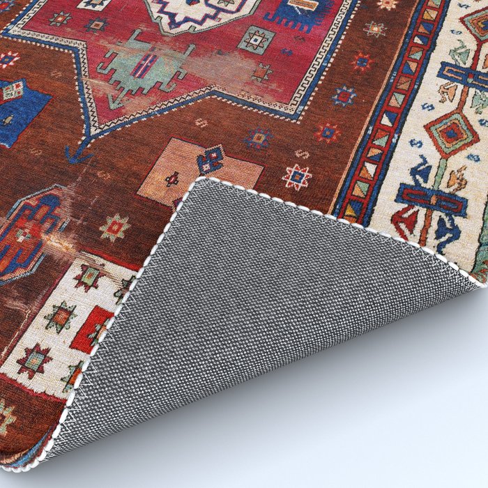 Kurdish  Antique Cihanbeyli  Tribal Rug Print Rug Gallery Image 4