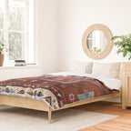 Kurdish  Antique Cihanbeyli  Tribal Rug Print Duvet Cover Gallery Image 2