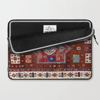 Kurdish  Antique Cihanbeyli  Tribal Rug Print Laptop Sleeve Gallery Image 2