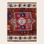 Kurdish  Antique Cihanbeyli  Tribal Rug Print Poster Gallery Image 4