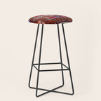 Kurdish  Antique Cihanbeyli  Tribal Rug Print Stool Gallery Image 1