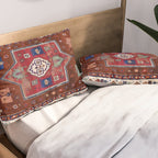 Kurdish  Antique Cihanbeyli  Tribal Rug Print Pillow Sham Gallery Image 2