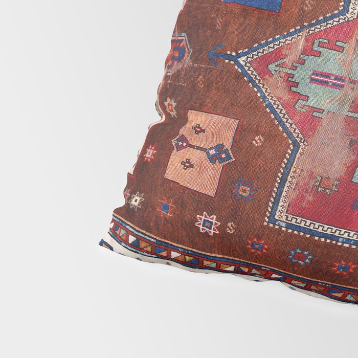 Kurdish  Antique Cihanbeyli  Tribal Rug Print Pillow Sham Gallery Image 4
