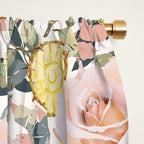 Pineapple wedges on rose bushes P Window Curtain Gallery Image 2