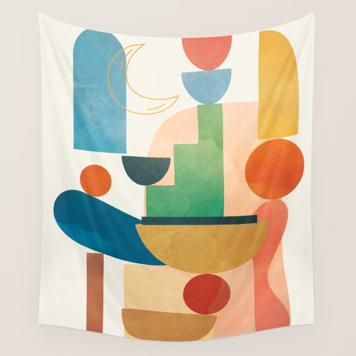 Modern Abstract Art 80 Wall Tapestry Gallery Image 4