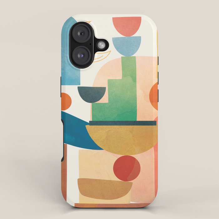 Modern Abstract Art 80 iPhone Case Gallery Image 1