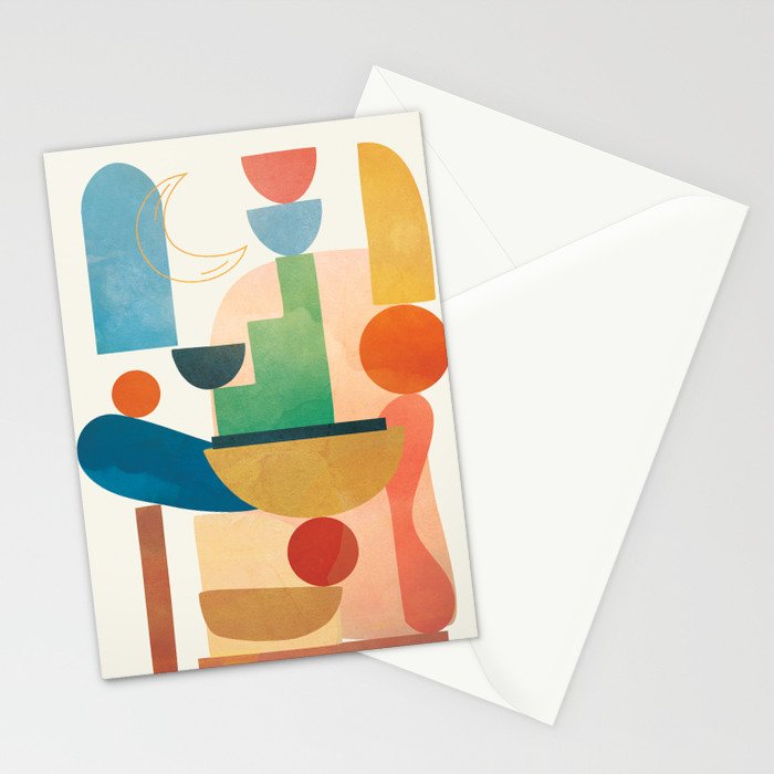 Modern Abstract Art 80 Stationery Card Gallery Image 2