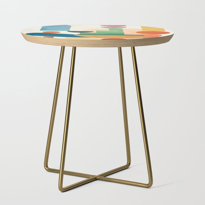 Modern Abstract Art 80 Side Table Gallery Image 1
