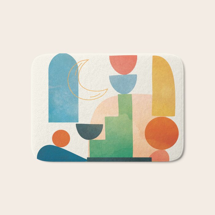 Modern Abstract Art 80 Bath Mat Gallery Image 1