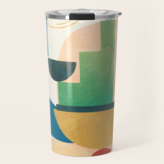Modern Abstract Art 80 Travel Mug Gallery Image 1