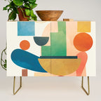 Modern Abstract Art 80 Credenza Gallery Image 1