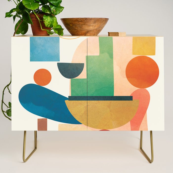 Modern Abstract Art 80 Credenza Gallery Image 1