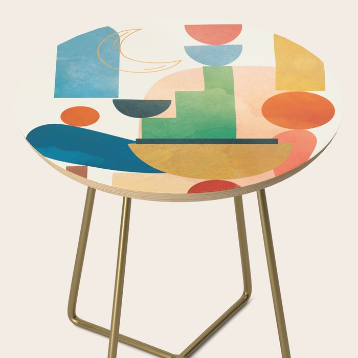 Modern Abstract Art 80 Side Table Gallery Image 2