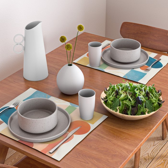 Modern Abstract Art 80 Placemat Gallery Image 2