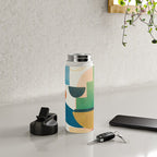 Modern Abstract Art 80 Water Bottle Gallery Image 4