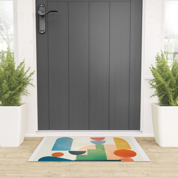 Modern Abstract Art 80 Welcome Mat Gallery Image 3