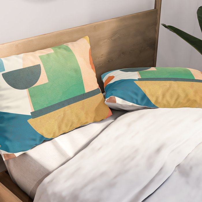 Modern Abstract Art 80 Pillow Sham Gallery Image 2